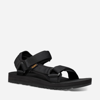 Teva Universal Trail - Men's Teva Hiking Sandals - Black | India (AZGP70859)